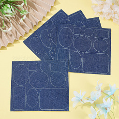 5 Sheets Denim Self-adhesive Patches&nbsp;PATC-TA0001-61D