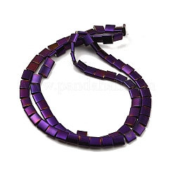 Electroplated Non-magnetic Synthetic Hematite Beads Strands&nbsp;G-G089-B02-05
