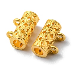 中空合金チューブベイル  ループベイル  ペンダントベイル  コラム  マットゴールドカラー  7.5x11x5mm  穴：1.4mm  内径：3mm&nbsp;FIND-YW0002-18