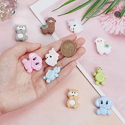 10Pcs 10 Style Silicone Beads&nbsp;SIL-SC0001-04