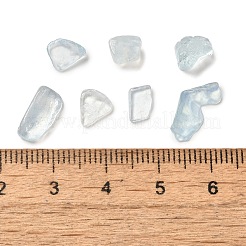 天然アクアマリンチップビーズ  穴なし/ドリルなし  5~18x5~8x2~6mm  約5000個/1000g&nbsp;G-Q193-04A