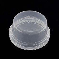 カラムプラスチックビーズ貯蔵容器  透明  8.5x4cm  容量：125ml（4.23液量オンス）&nbsp;X-CON-Q023-28