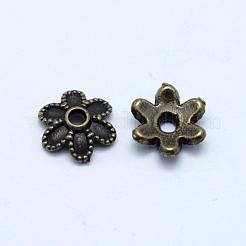 Alloy Bead Caps Enamel Settings&nbsp;PALLOY-D348-04AB
