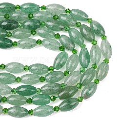 Natural Green Quartz Beads Strands&nbsp;G-G453-C05-8x13mm