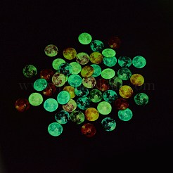 50Pcs Luminous Glass Cabochons&nbsp;sgGLAA-SZ0001-15A