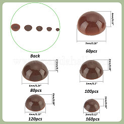 5 Style Craft Resin Doll Eyes Cabochons&nbsp;DOLL-PH0001-22