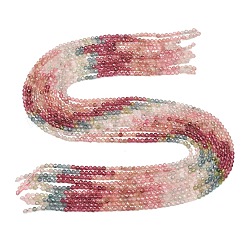 Gradient Color Natural Multicolor Tourmaline Beads Strands&nbsp;G-D110-A02-04