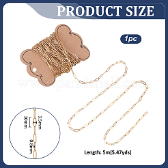 5M 304 Stainless Steel Paperclip Chains&nbsp;CHS-UN0001-38