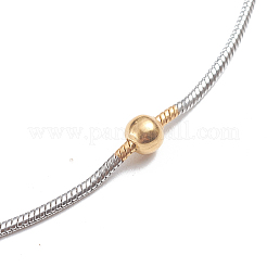 304 Stainless Steel Round Snake Chain Anklets&nbsp;AJEW-G024-13A