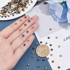 200Pcs 4 Colors Mini Alloy Shank Buttons Sets&nbsp;BUTT-NB0001-60