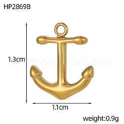 304 Stainless Steel Charms&nbsp;STAS-OY007-24G