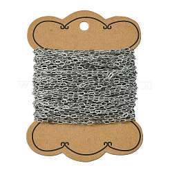 Tarnish Resistant 304 Stainless Steel Cable Chains&nbsp;CHS-L015-15