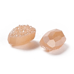 Electroplate Natural Druzy Agate Cabochons&nbsp;G-A205-20A