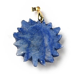 Natural Blue Aventurine Pendants&nbsp;G-E043-01B-16G