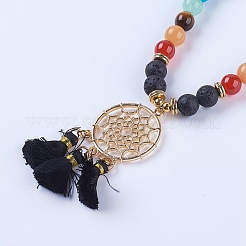 Chakra Jewelry&nbsp;NJEW-K103-A02