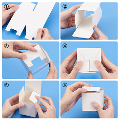 Foldable Cardboard Paper Jewelry Boxes&nbsp;CON-WH0072-34B