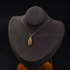 PVD Vacuum Plating 304 Stainless Steel Pendant Necklaces&nbsp;STAS-Z114-17G
