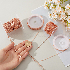 DIY 304 Stainless Steel & Iron Chains Necklaces Bracelets Making Kit&nbsp;DIY-SC0025-74