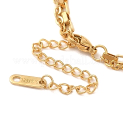 女性用304ステンレススチール製バタフライペンダントネックレス  二重層のネックレス  アクリルと  ゴールドカラー  19.88インチ（50.5cm）&nbsp;NJEW-Q339-02G