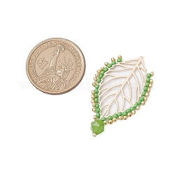 Glass Seed Beads Pendants&nbsp;PALLOY-MZ00327