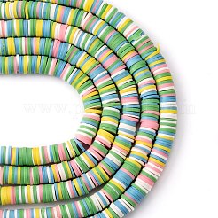 Handmade Polymer Clay Beads Strands&nbsp;CLAY-R089-8mm-T012