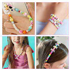 300Pcs 15 Colors Opaque Acrylic Beads&nbsp;SACR-TA0001-13