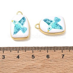 Printed Brass Pendants&nbsp;KK-CBAF9BC-12G