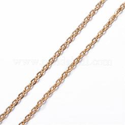 304 Stainless Steel Cable Chain Necklaces&nbsp;NJEW-P147-07