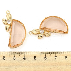 Brass with Glass Pendant&nbsp;FIND-Z044-12B