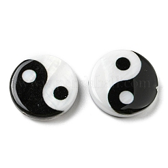 Printed Natural Freshwater Shell Beads&nbsp;SHEL-R129-07C-01