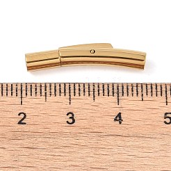 Column 304 Stainless Steel Bayonet Necklace Clasps&nbsp;STAS-O035-05G