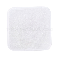 1000Pcs 2 Style Eco-Friendly Plastic Stud Earring Findings&nbsp;KY-YW0001-11
