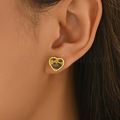 Valentine's Day Brass Stud Earrings&nbsp;MH8880