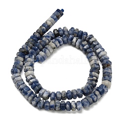 Natural Blue Spot Jasper Beads Strands&nbsp;G-G317-A11-3x6mm