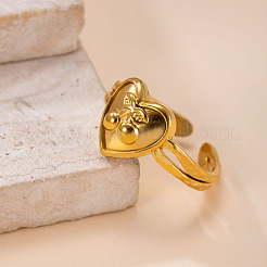 304 Stainless Steel Cuff Open Rings&nbsp;WG5D67B-01
