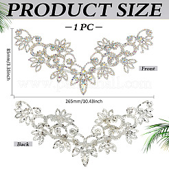 1Pc Brass Rhinestone Collar Trim&nbsp;DIY-MA0006-91
