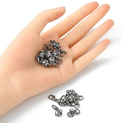 1Pc Alloy Crystal Rhinestone Magnetic Clasps&nbsp;ALRI-YW0001-11B