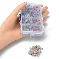 480Pcs 8 Style Luminous Acrylic Beads&nbsp;MACR-YW0002-11
