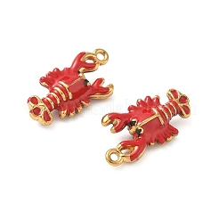 304ステンレススチールエナメルペンダント  イオンプレーティング（ip）  ゴールドカラー  21.5x10.5x5.5mm  穴：1.2mm&nbsp;STAS-I346-19G-02
