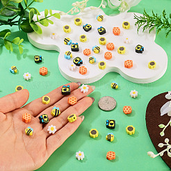 200Pcs Handmade Polymer Clay Beads&nbsp;CLAY-TA0002-17