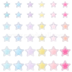 150Pcs 3 Styles Frosted Transparent Acrylic Beads&nbsp;OACR-TA0003-57