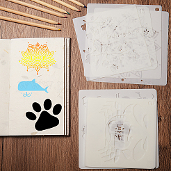 Plastic Painting Stencils&nbsp;DIY-CP0001-29