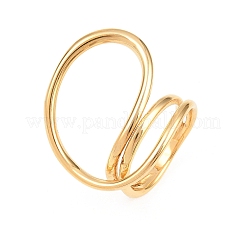Irregular Lines 304 Stainless Steel Finger Rings&nbsp;RJEW-E298-01A-G