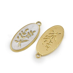 304 Stainless Steel Enamel Pendants&nbsp;STAS-L302-14G