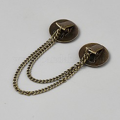Alloy Hanging Chains Collar Clips&nbsp;AJEW-WH0657-73B