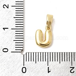 Brass Letter Charms&nbsp;LS-KK-G554-22G-U