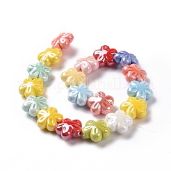Glazed Porcelain Beads Strands&nbsp;PORC-M539-02