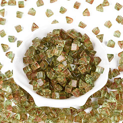 Picasso Transparent Glass Beads&nbsp;SEED-Q039-02O