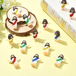 30Pcs 5 Colors Easter PVC Plastic Jesus Display Decoration&nbsp;DJEW-YW0001-10