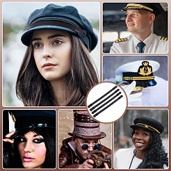 PU Leather Hat Band for Cowboy Hat&nbsp;DIY-WH0723-028C